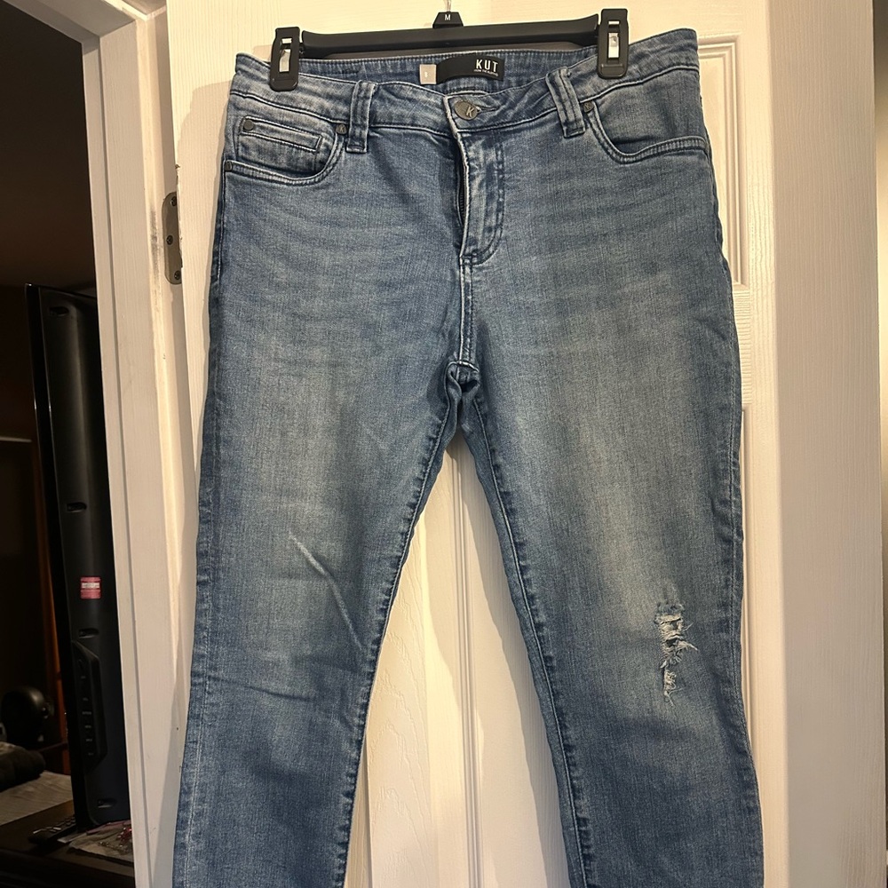 Kut from the Kloth stretch ripped jeans.